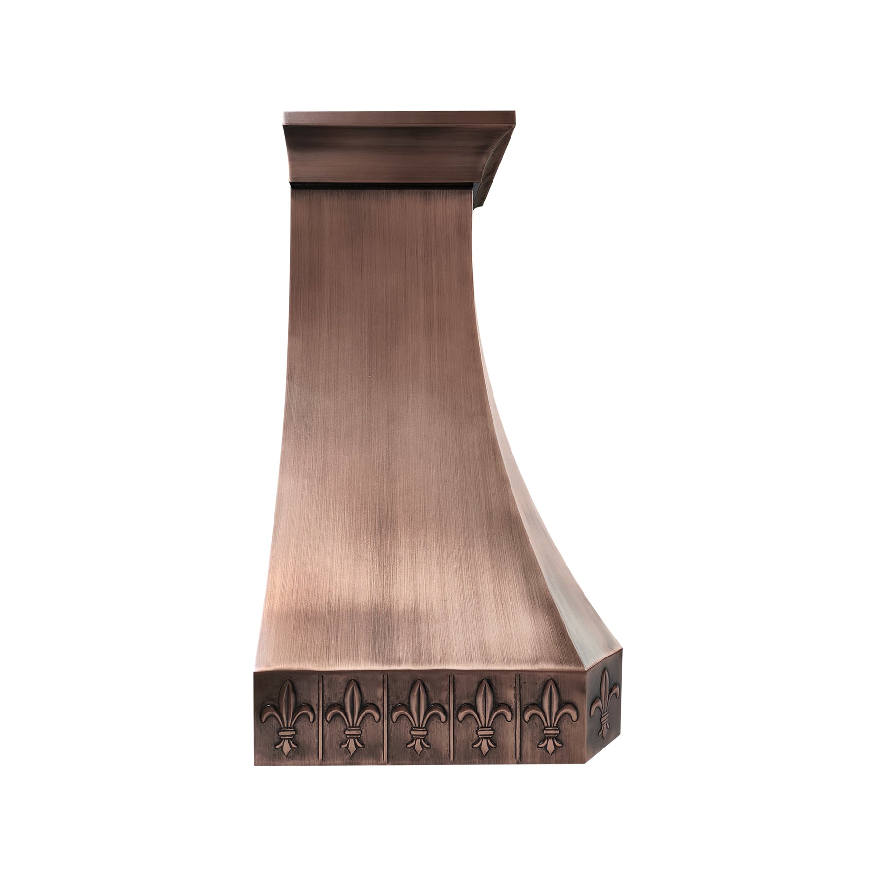 Fobest Custom Antique Copper Range Hood with Tapered Design FCP-370