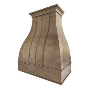 Fobest Custom Bell Brass Range Hood with Straps FSS-698