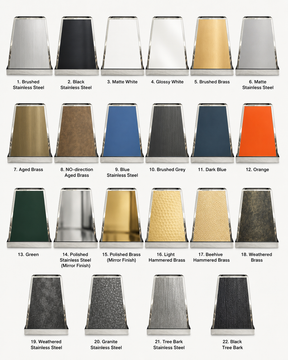 Fobest Custom Black Range Hood Stainless Steel Straps FSS-179