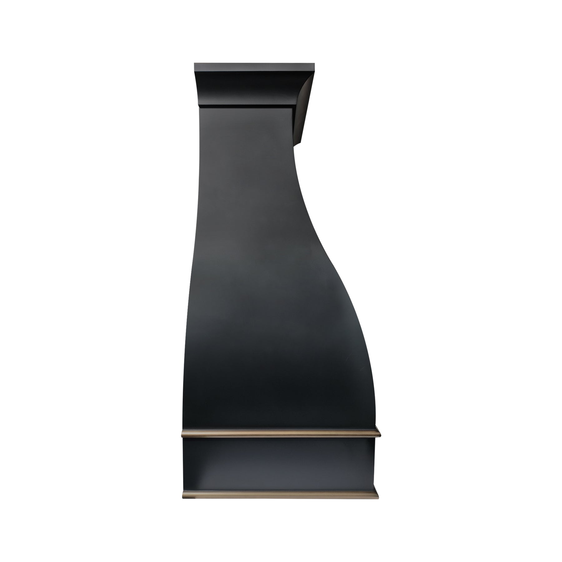 Fobest Custom Black Stainless Steel Metal Range Hood in Bell Shape FSS-687