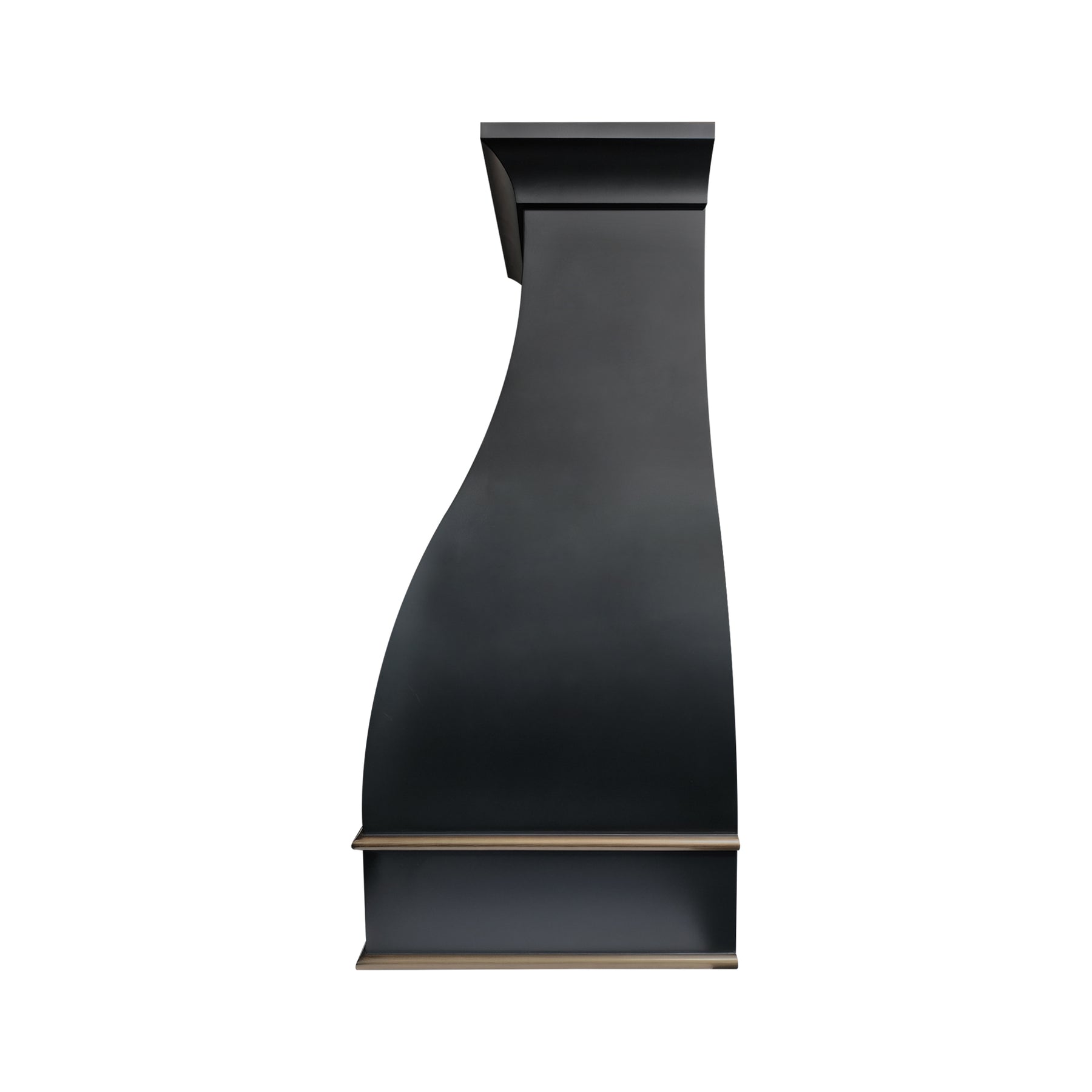 Fobest Custom Black Stainless Steel Metal Range Hood in Bell Shape FSS-687