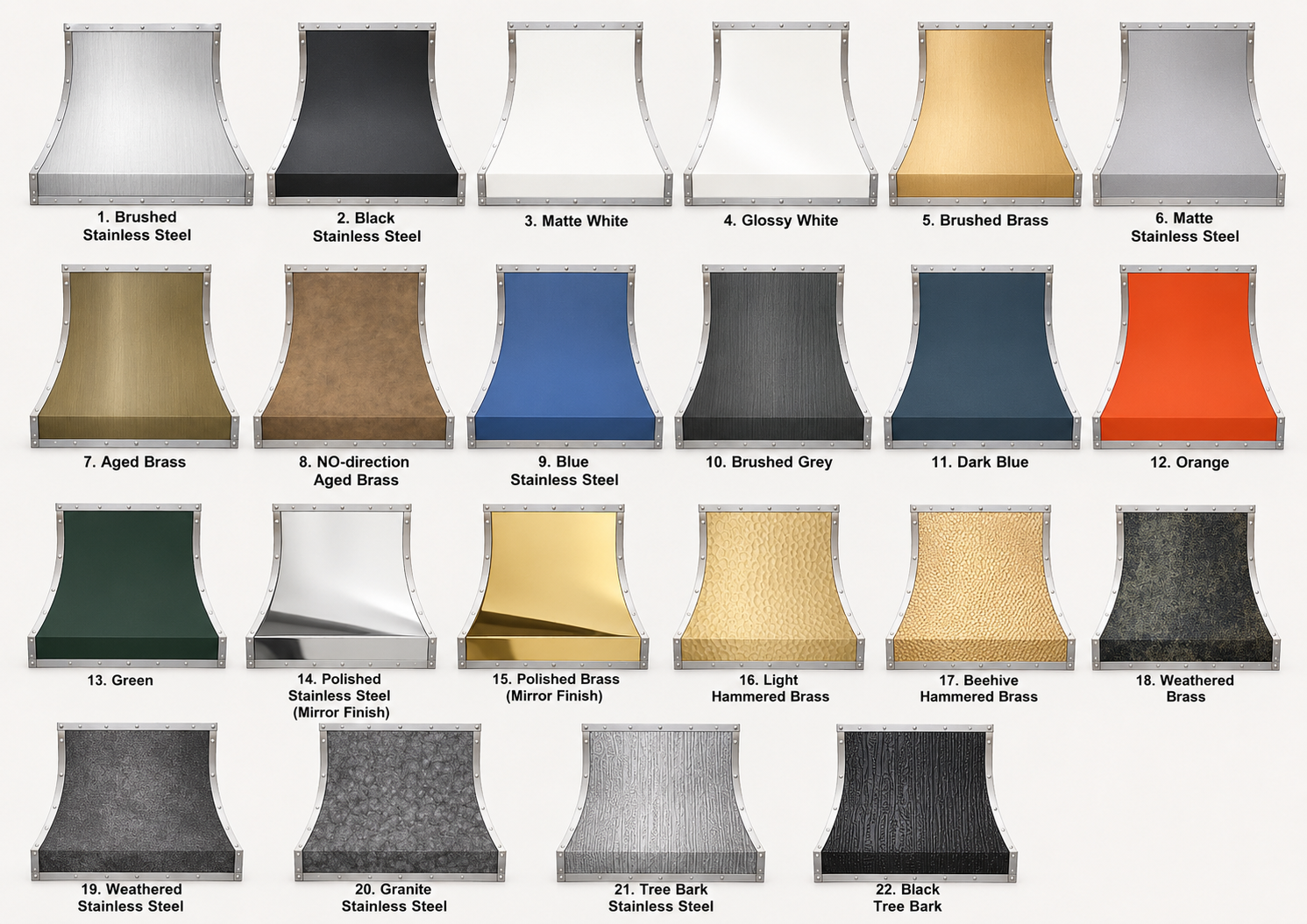 Fobest Custom Black Stainless Steel Range Hood FSS-170
