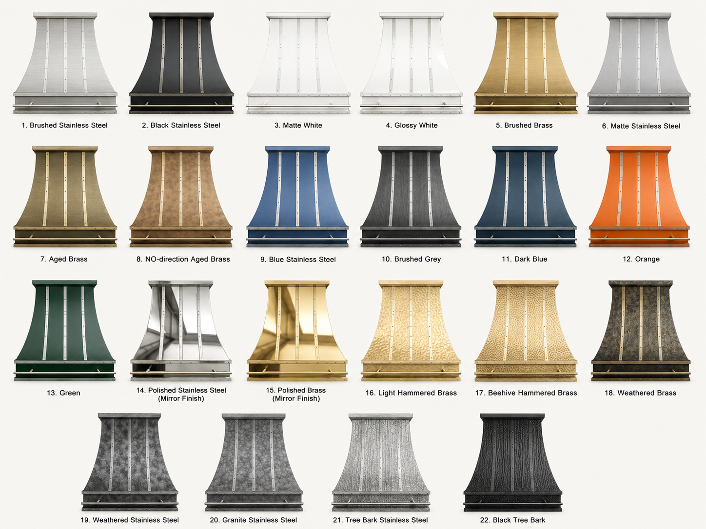 Fobest Custom Black Stainless Steel Range Hood FSS-175