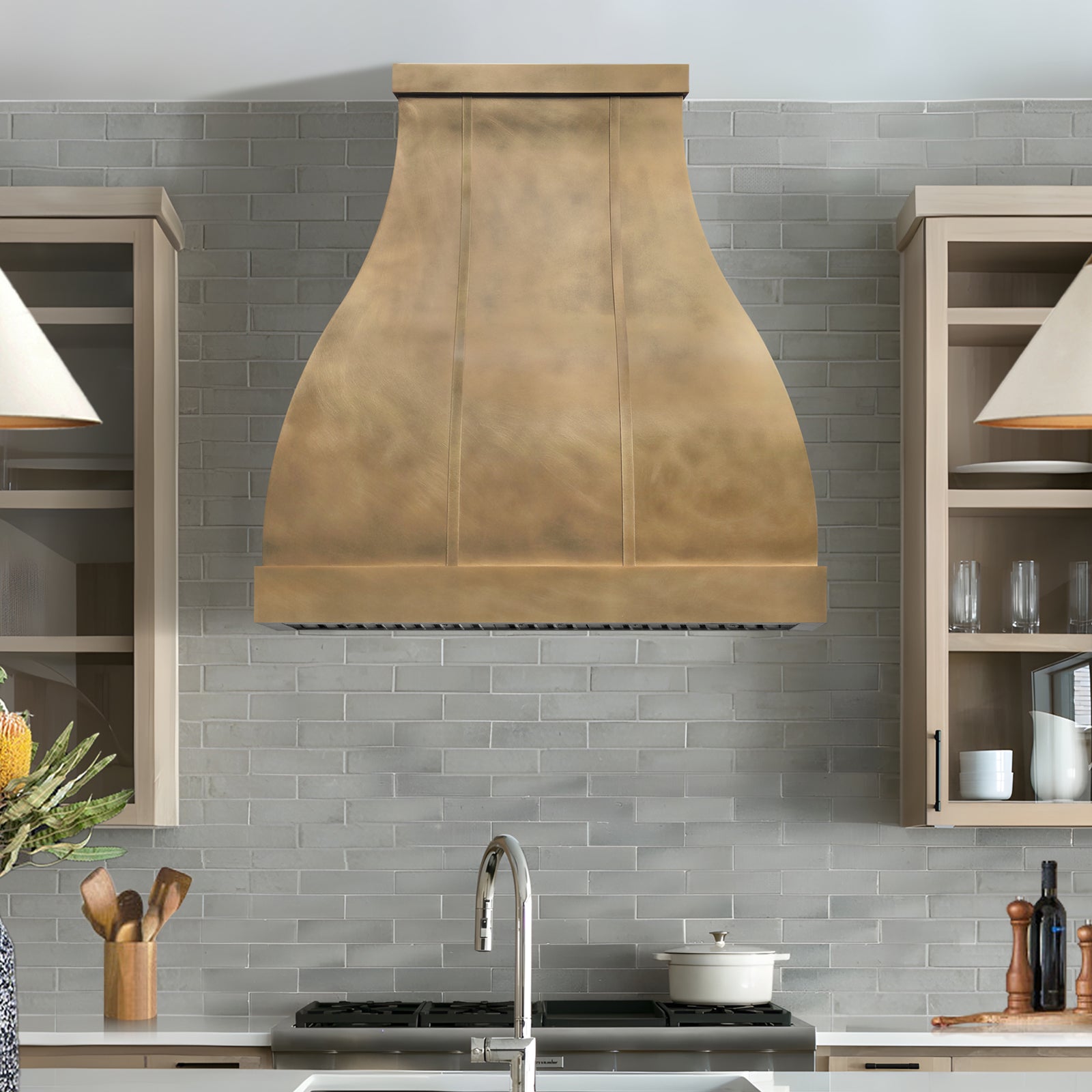 Fobest Custom Brass Bell Custom Range Hood  FSS-638