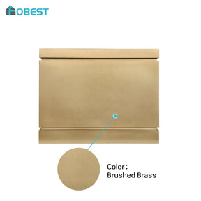 Fobest Custom Brass Range Hood in Box Design FSS-670