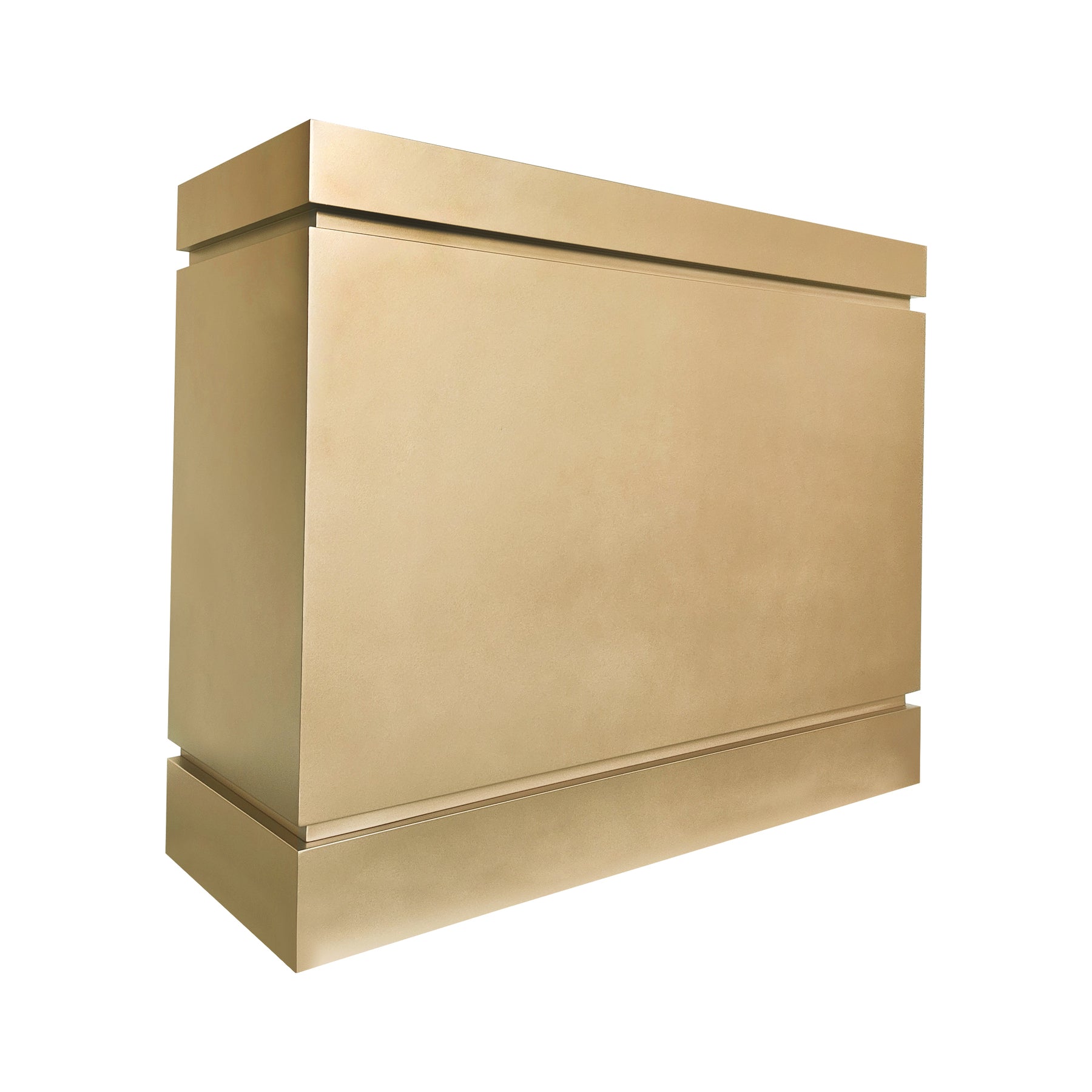 Fobest Custom Brass Range Hood in Box Design FSS-670
