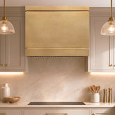 Fobest Custom Brass Range Hood in Box Design FSS-670