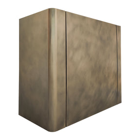 Fobest Custom Brass Range Hood with Aged Brass Finish FSS-333