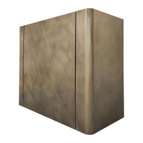 Fobest Custom Brass Range Hood with Aged Brass Finish FSS-333