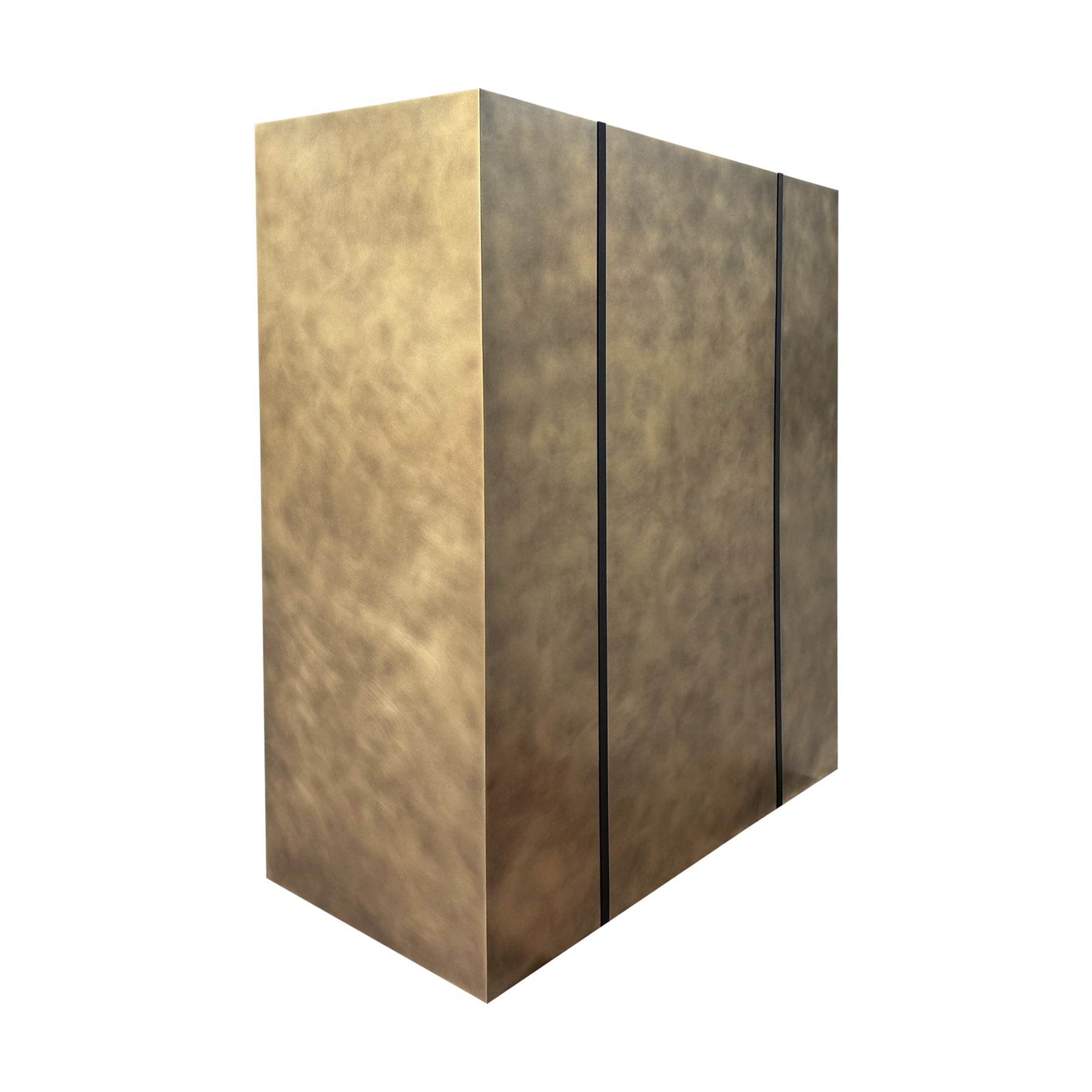 Fobest Custom Brass Range Hood with Box Design for Retro Luxury Kitchen FSS-646