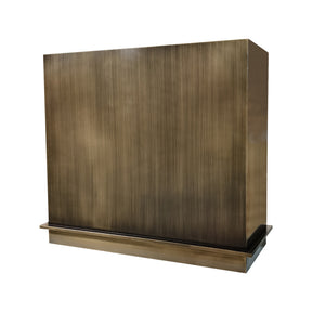 Fobest Custom Brass Range Hood with Decor Trim FSS-722