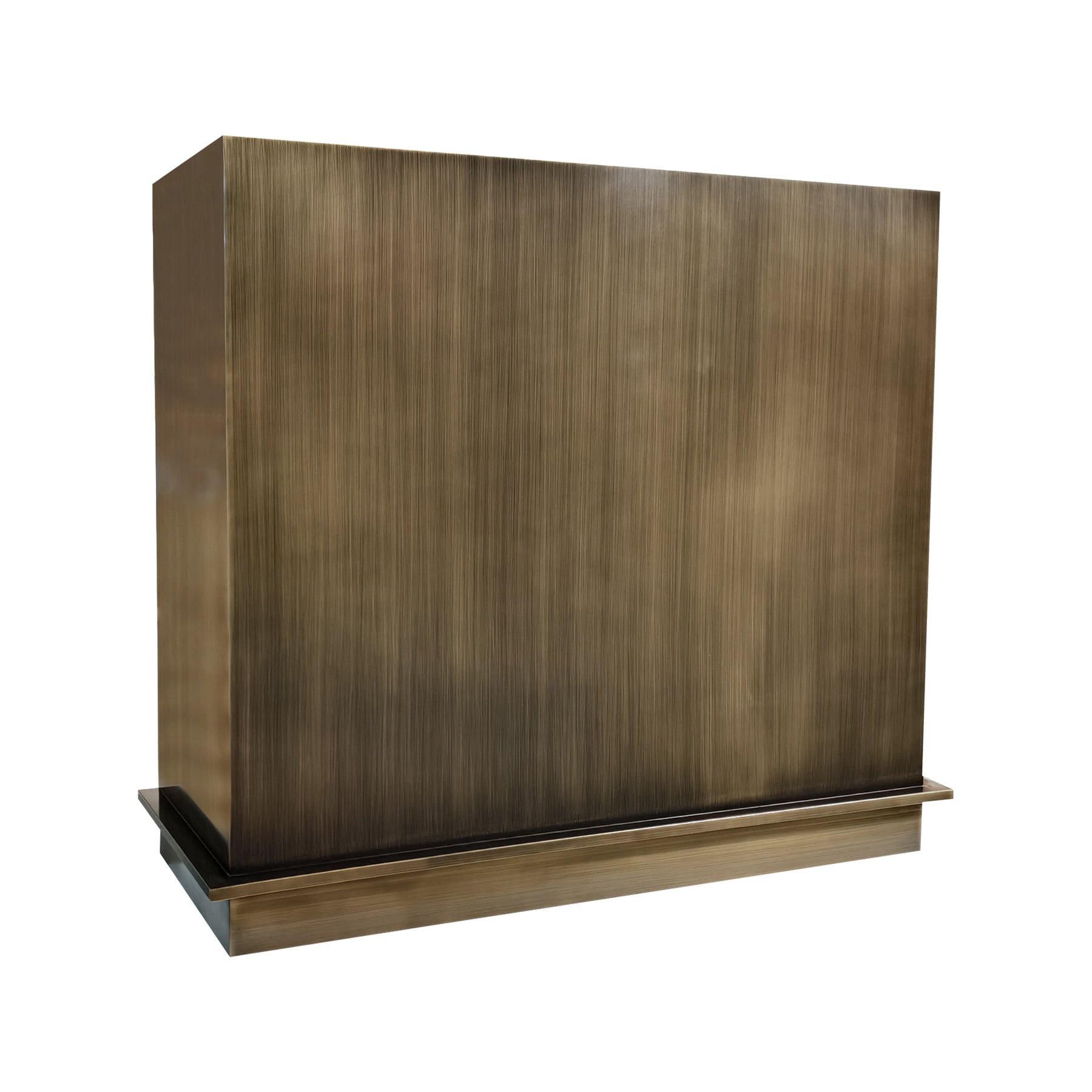 Fobest Custom Brass Range Hood with Decor Trim FSS-722