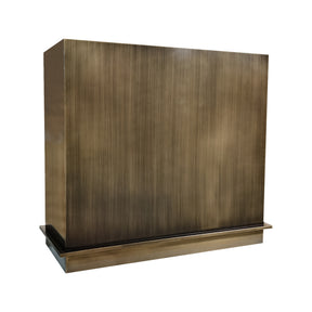 Fobest Custom Brass Range Hood with Decor Trim FSS-722