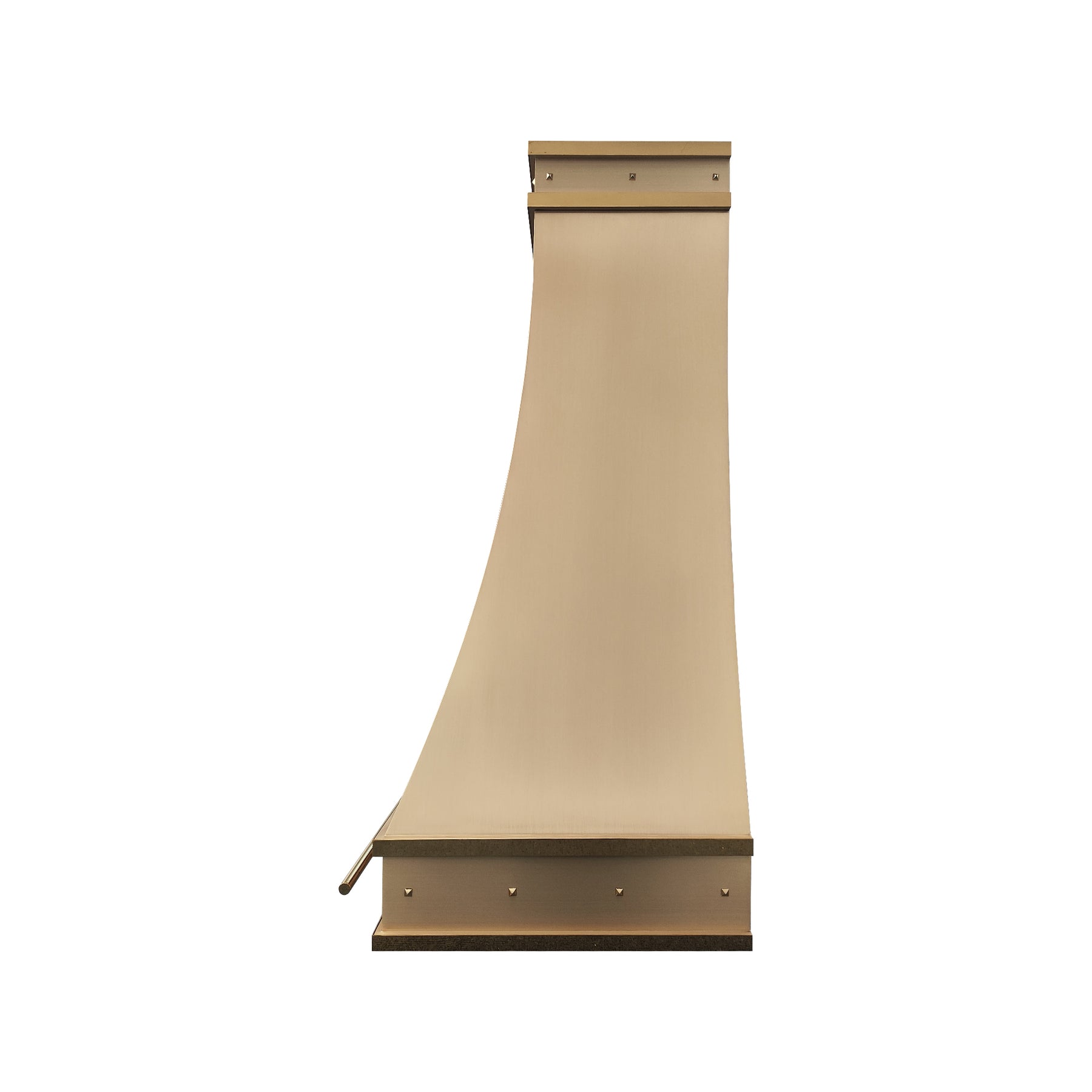 Fobest Custom Brass Range Hood with Layered Finish for Modern Luxury Kitchens  FSS-559