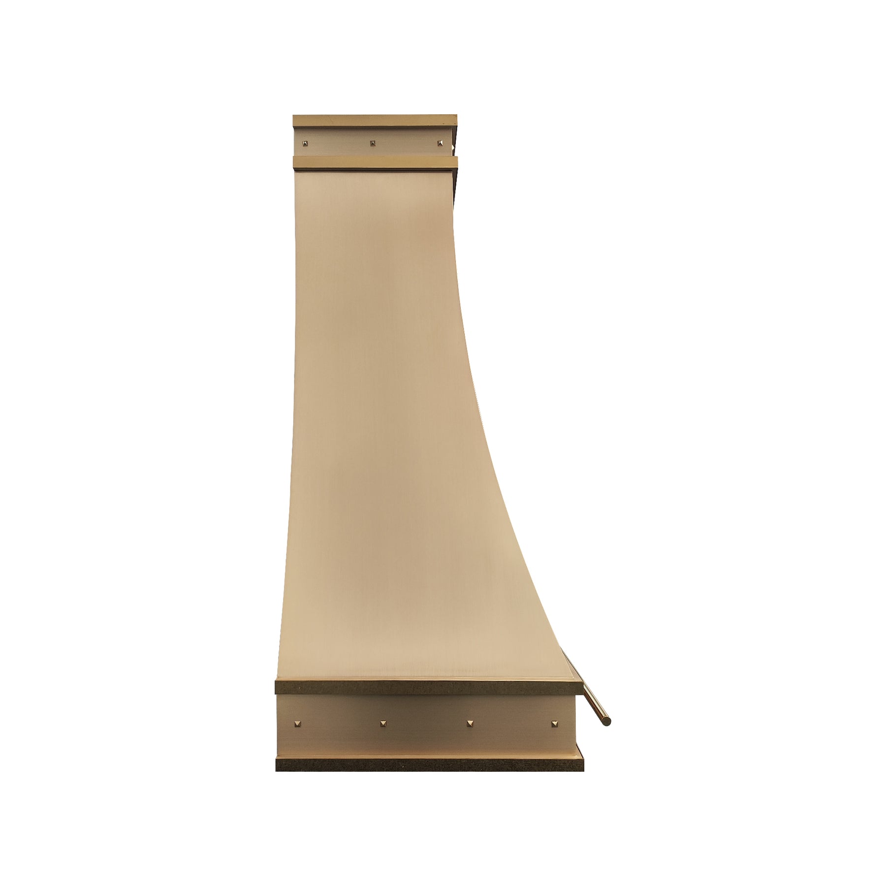 Fobest Custom Brass Range Hood with Layered Finish for Modern Luxury Kitchens  FSS-559