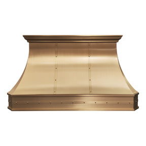 Fobest Custom Brass Range Hood with Luxury California Modern Accent FSS-553