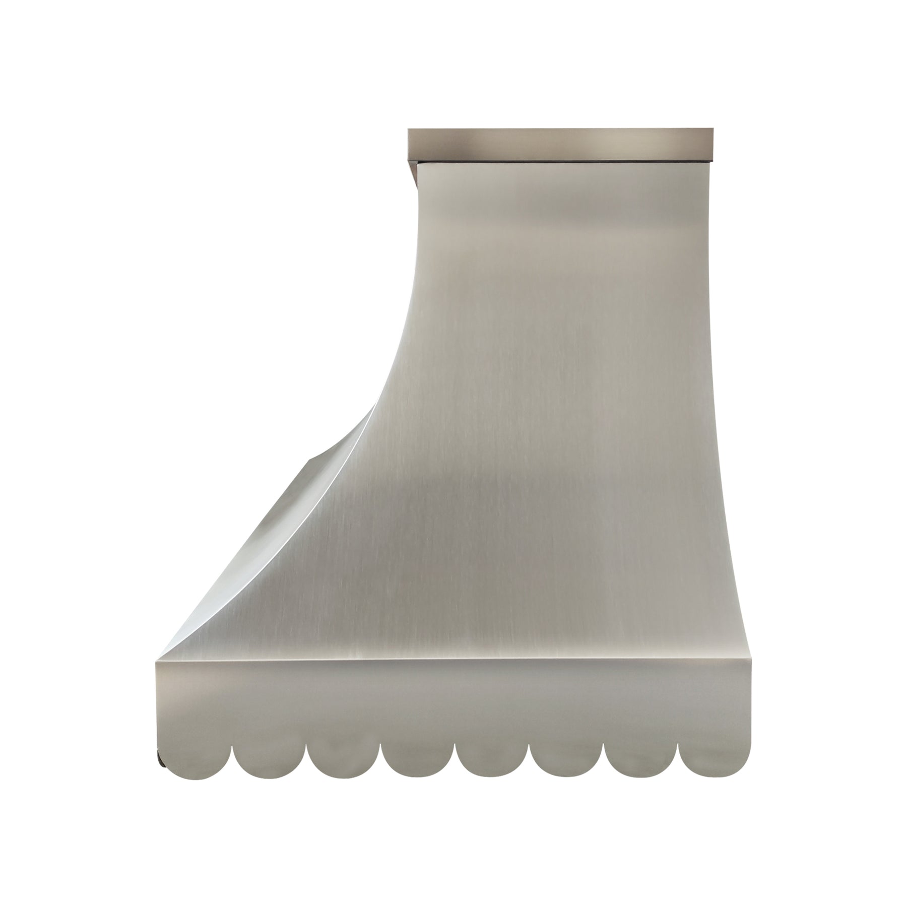 Fobest Custom Brushed Stainless Steel Metal Range Hood with Wave Design FSS-688