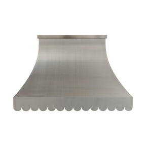 Fobest Custom Brushed Stainless Steel Metal Range Hood with Wave Design FSS-688