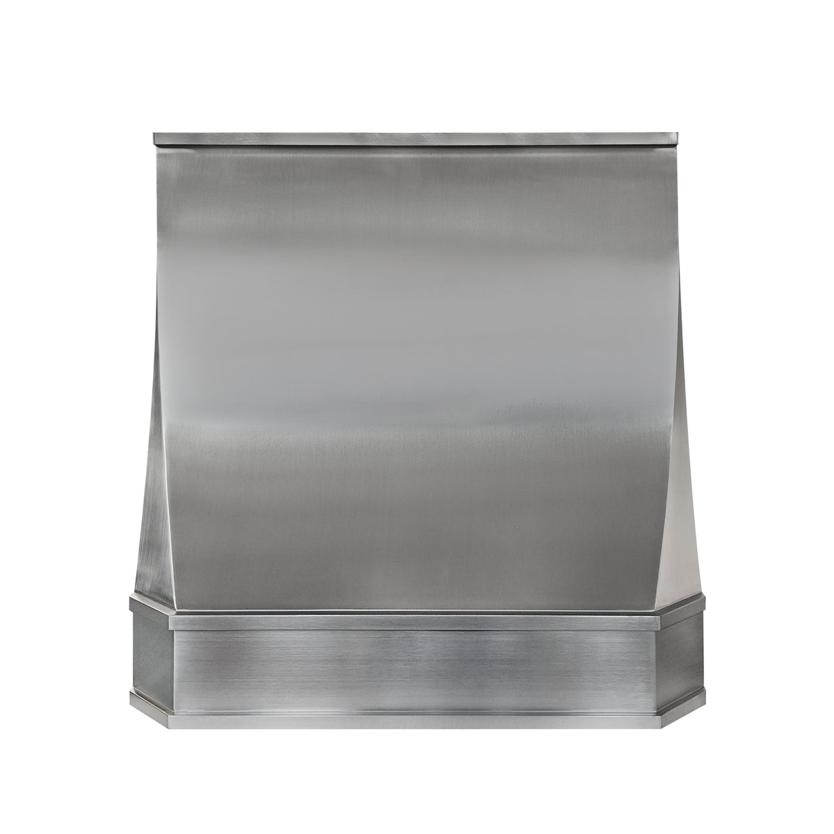 Fobest Custom Brushed Stainless Steel Range Hood in Geometric Design FSS-680
