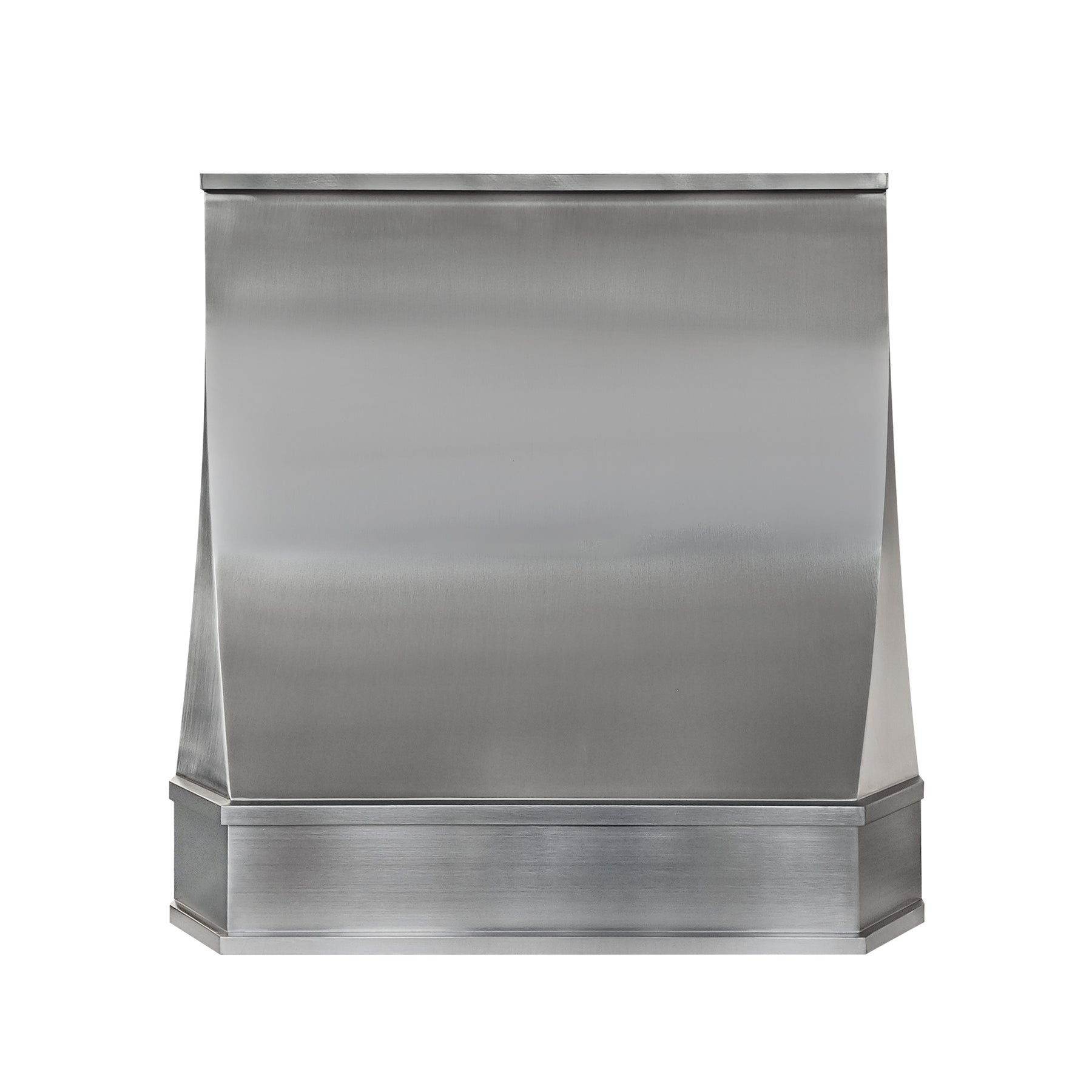 Fobest Custom Brushed Stainless Steel Range Hood in Geometric Design FSS-680