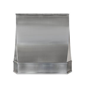 Fobest Custom Brushed Stainless Steel Range Hood in Geometric Design FSS-680