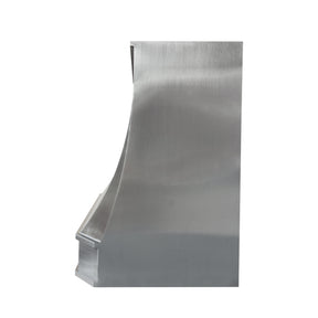 Fobest Custom Brushed Stainless Steel Range Hood in Geometric Design FSS-680