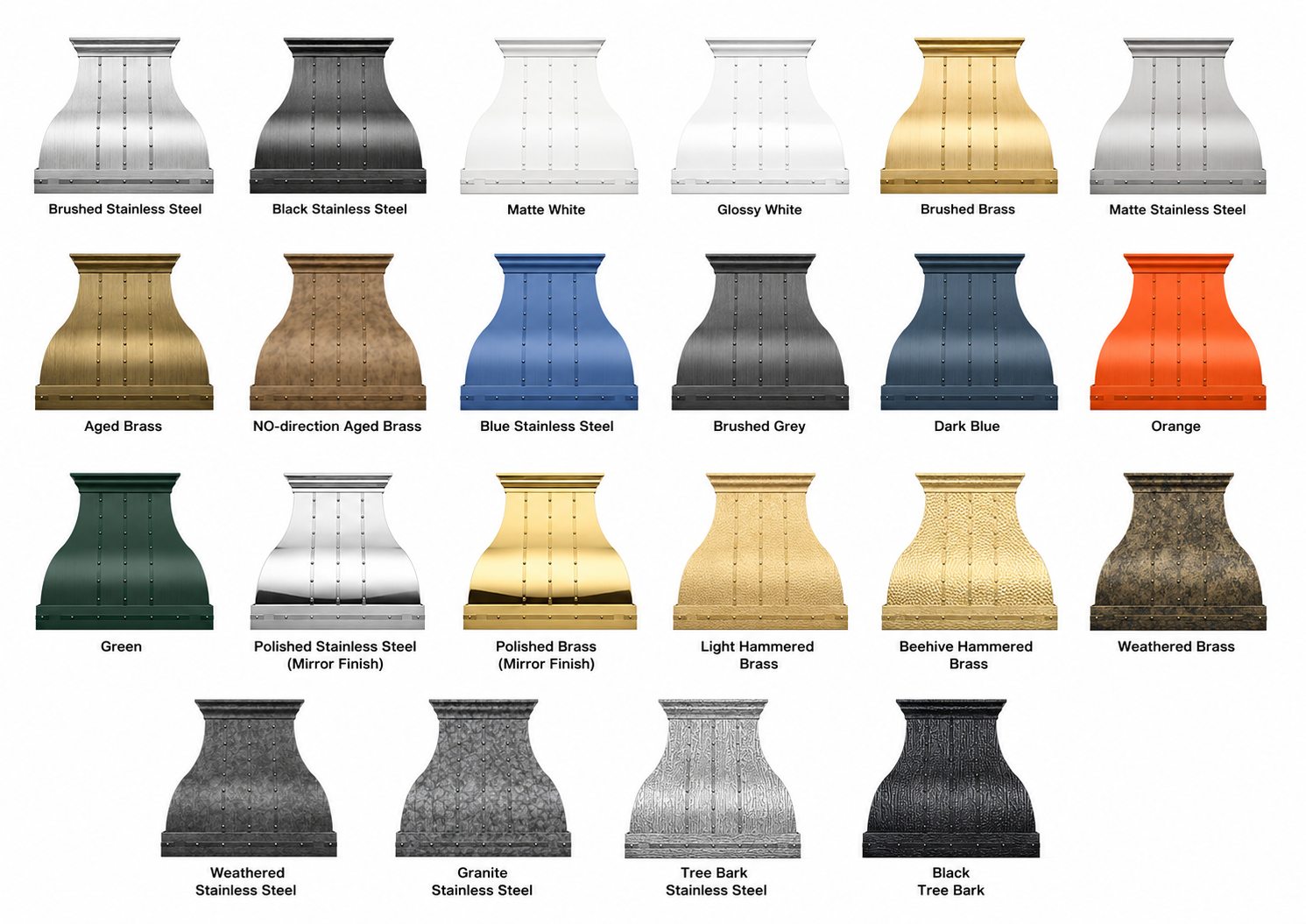 Fobest Custom Brushed Stainless Steel Range Hood with Rivet Detail FSS-658