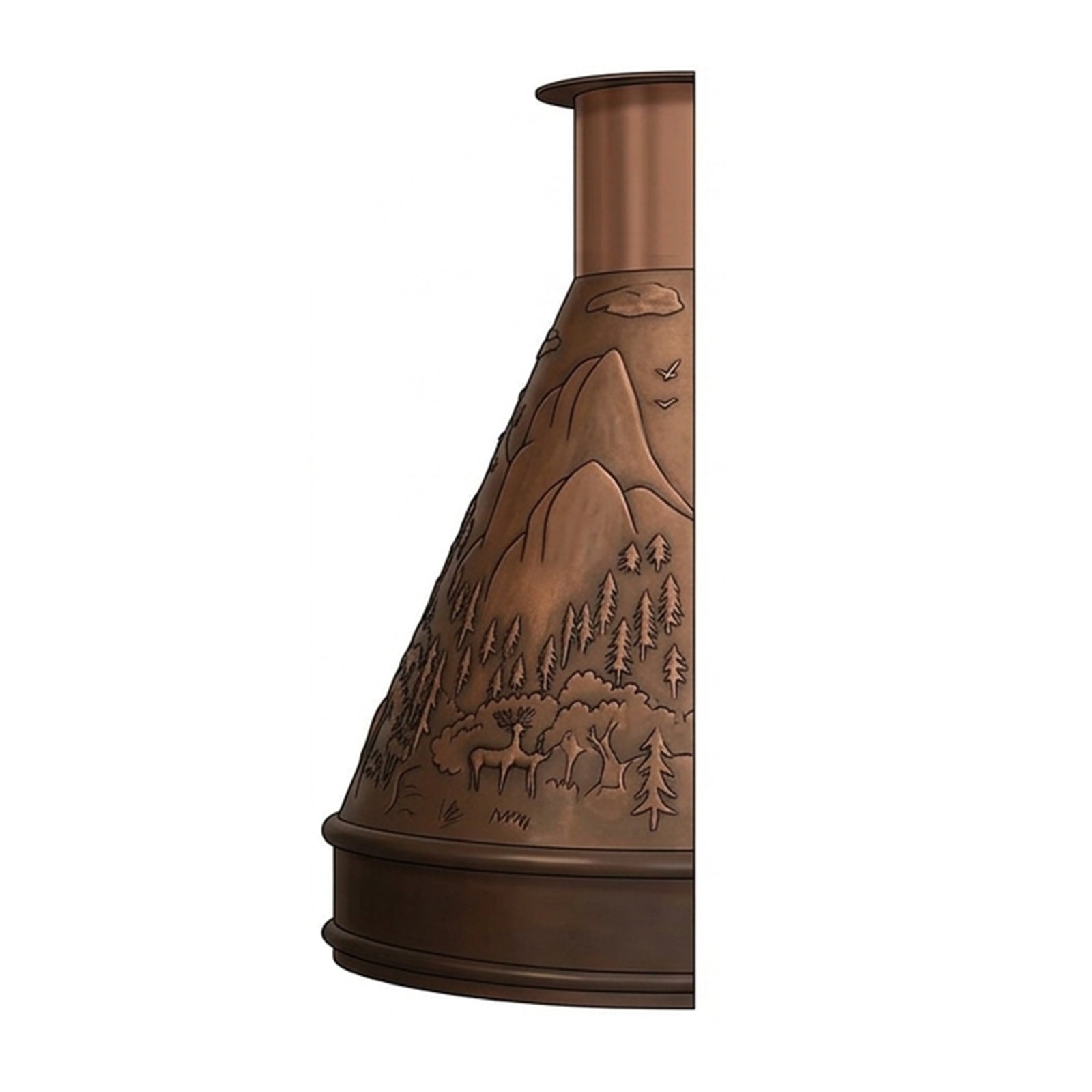 Fobest Custom Climb Copper Range Hood FCP-400