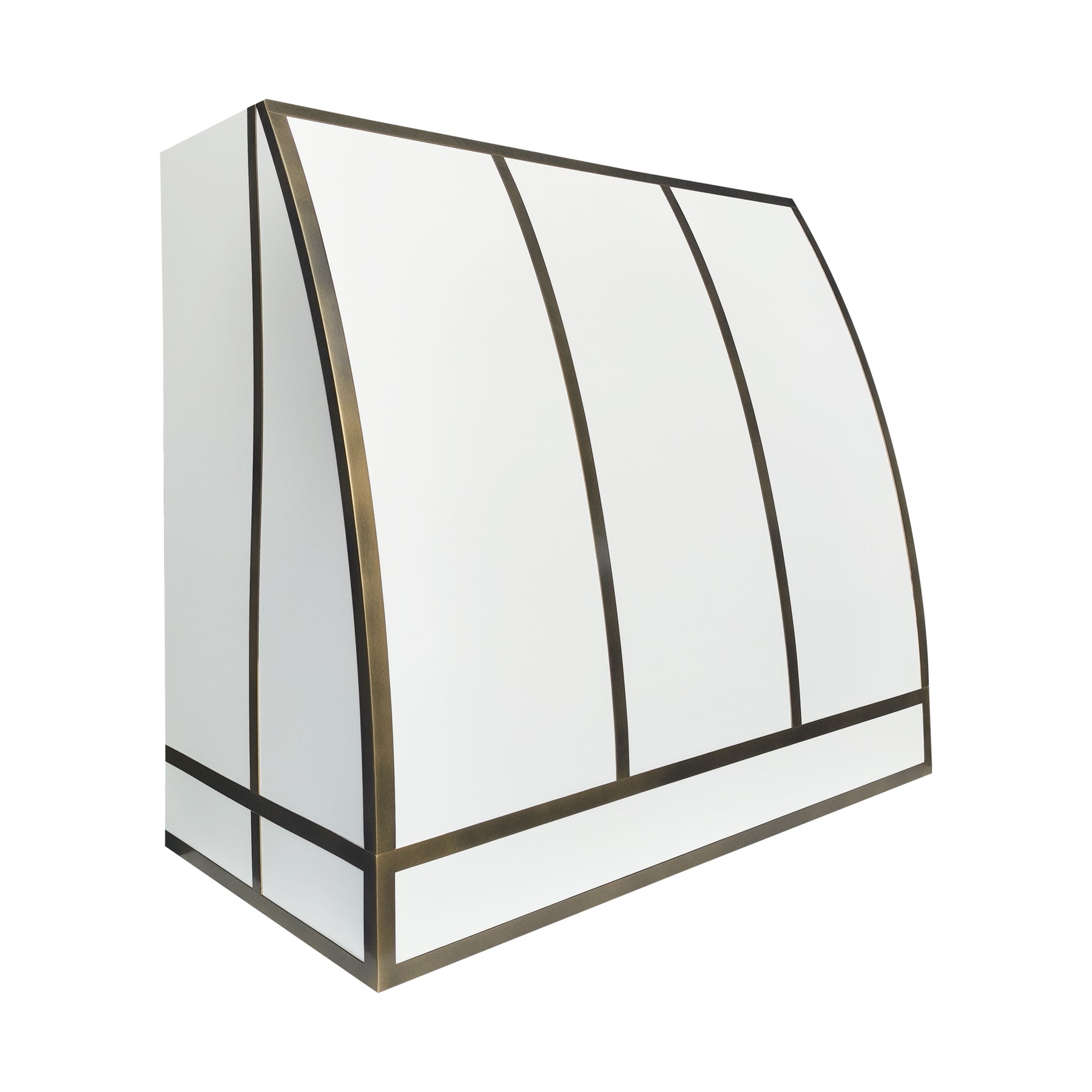 Fobest Custom Contemporary Stainless Steel Range Hood with Retro Accents FSS-607