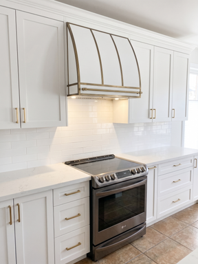Fobest Custom Contemporary Stainless Steel Range Hood with Retro Accents FSS-607