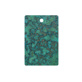 Fobest Custom Copper Metal Samples-Green Patina Copper Color Sample