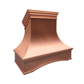 Fobest Custom Copper Range Hood Natural Copper Finish FCP-326