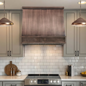 Fobest Custom Copper Range Hood with Modern Shape FCP-394
