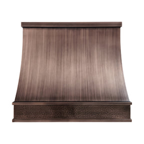 Fobest Custom Copper Range Hood with Modern Shape FCP-394