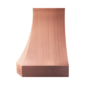 Fobest Custom Copper Range Hood with Smooth Texture FCP-120