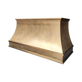 Fobest Custom Curved Brass Range Hood with Apron FSS-639