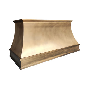 Fobest Custom Curved Brass Range Hood with Apron FSS-639