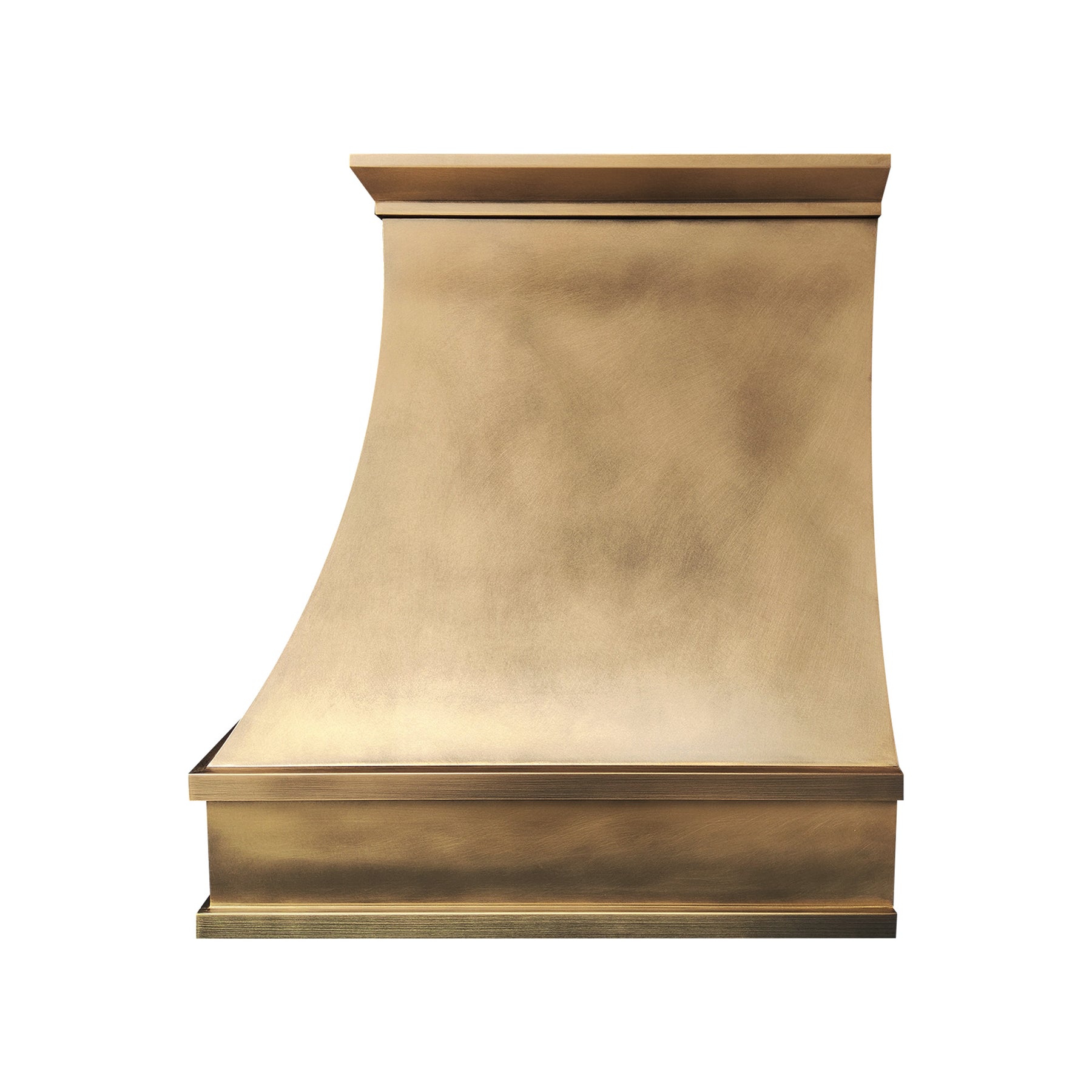 Fobest Custom Curved Brass Range Hood with Apron FSS-639