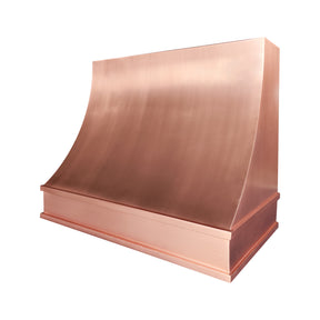 Fobest Custom Copper Range Hood Design for Minimal Modern Kicthen FCP-368
