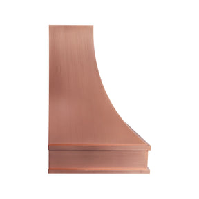 Fobest Custom Copper Range Hood Design for Minimal Modern Kicthen FCP-368