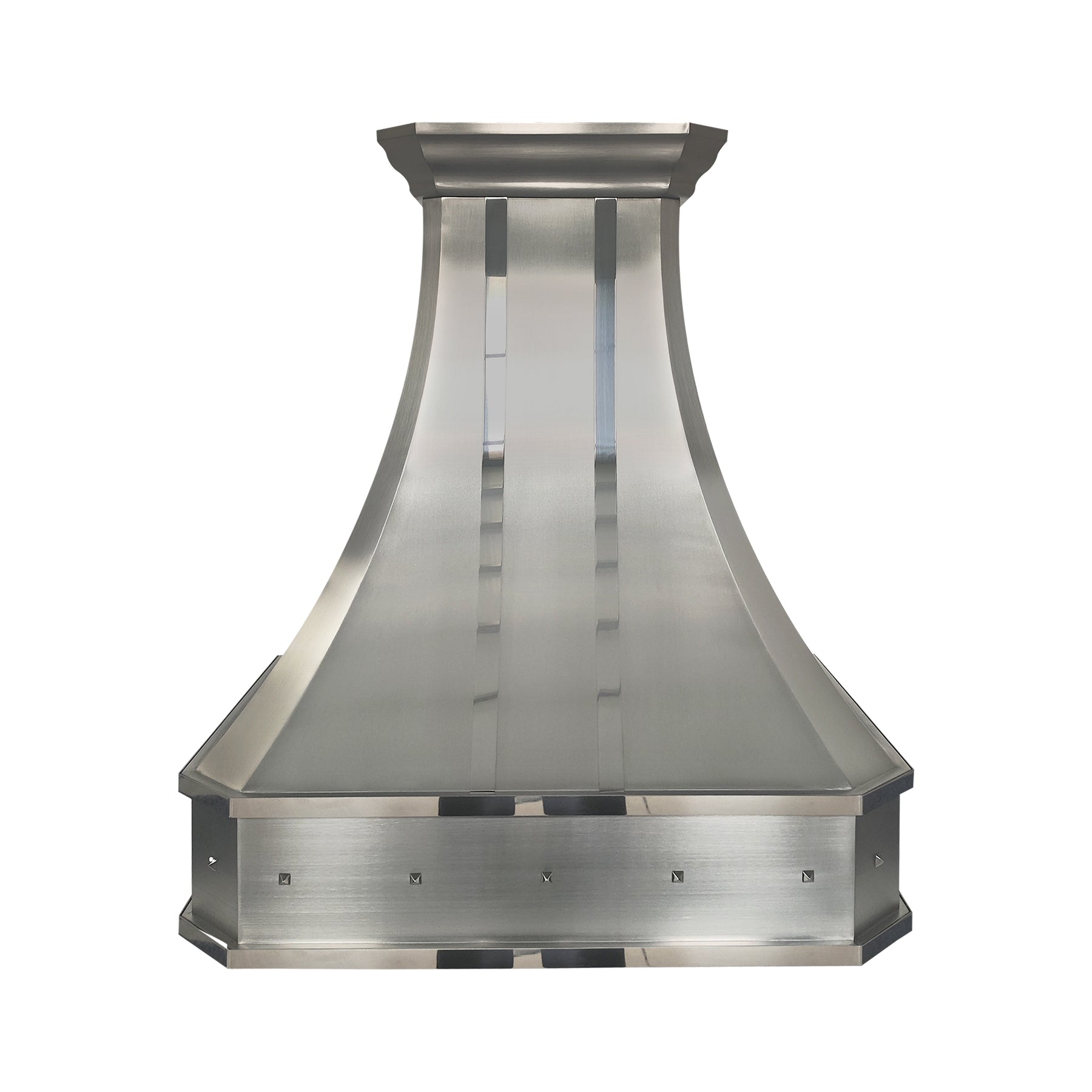 Fobest Custom Curved Stainless Steel Kitchen Hood with Cornered Crown FSS-111