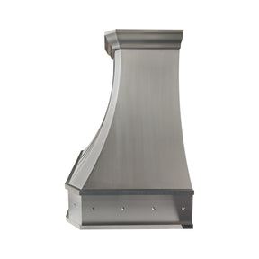 Fobest Custom Curved Stainless Steel Kitchen Hood with Cornered Crown FSS-111