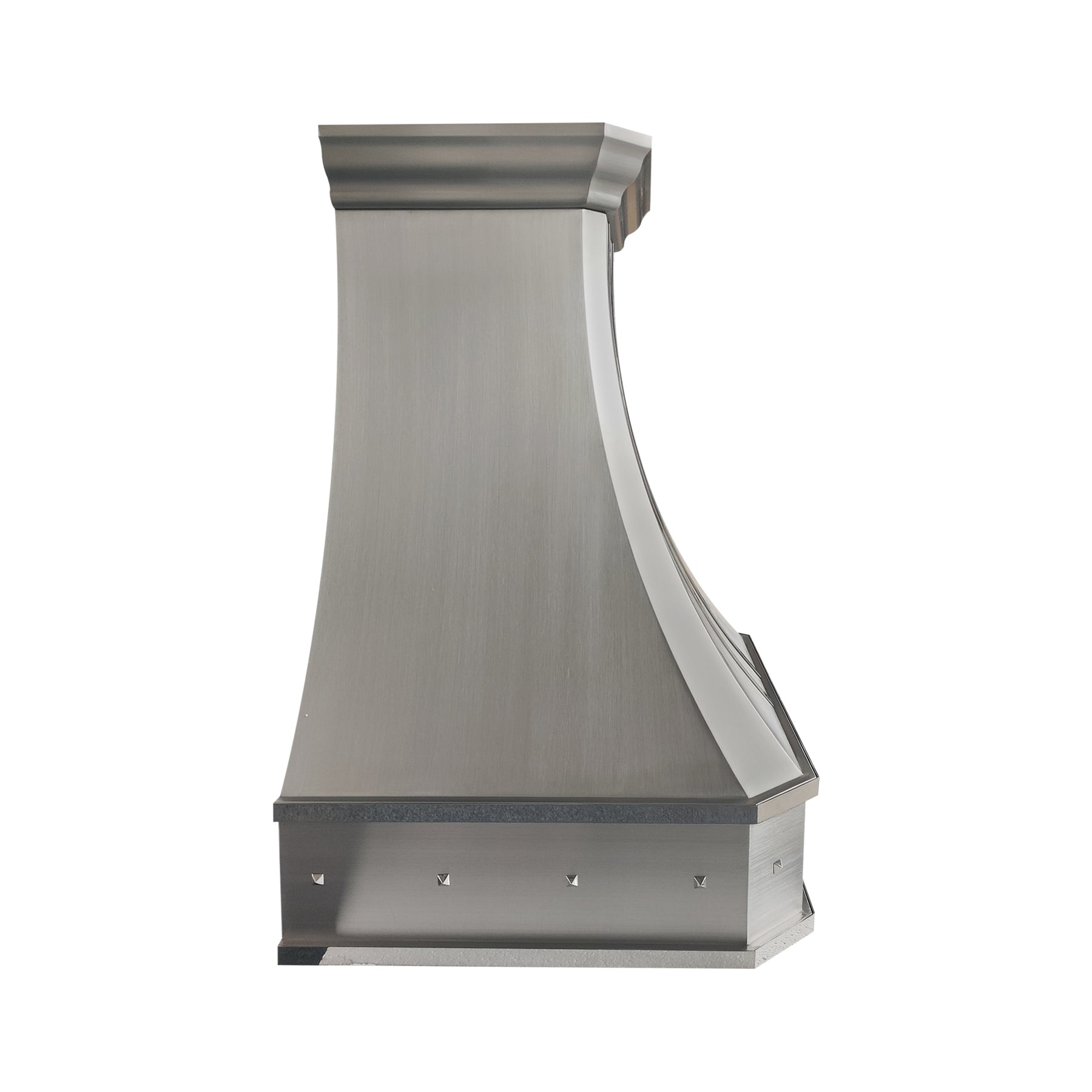 Fobest Custom Curved Stainless Steel Kitchen Hood with Cornered Crown FSS-111