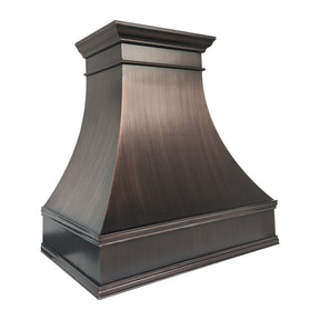 Fobest Custom Dark Antique Copper Metal Range Hood FCP-381