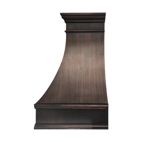 Fobest Custom Dark Antique Copper Metal Range Hood FCP-381