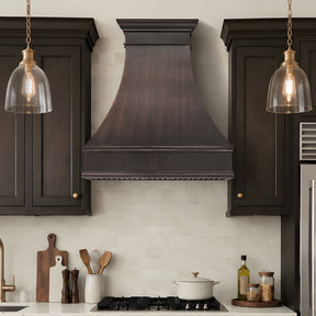 Fobest Custom Dark Antique Copper Metal Range Hood FCP-381
