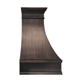 Fobest Custom Dark Antique Copper Metal Range Hood FCP-381