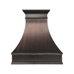 Fobest Custom Dark Antique Copper Metal Range Hood FCP-381