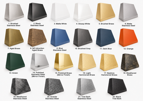 Fobest Custom Dark Blue Range Hood FSS-301