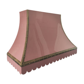 Fobest Custom Dustin Wine Stainless Steel Range Hood with Brass Decor FSS-696